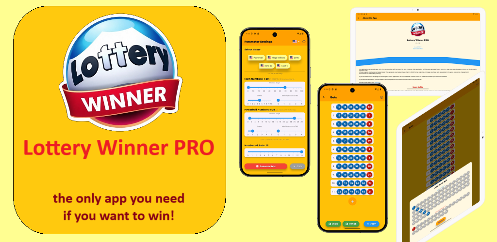 Multiplatform App: Lottery Winner PRO